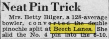 Beech Lanes - Apr 1949 Article